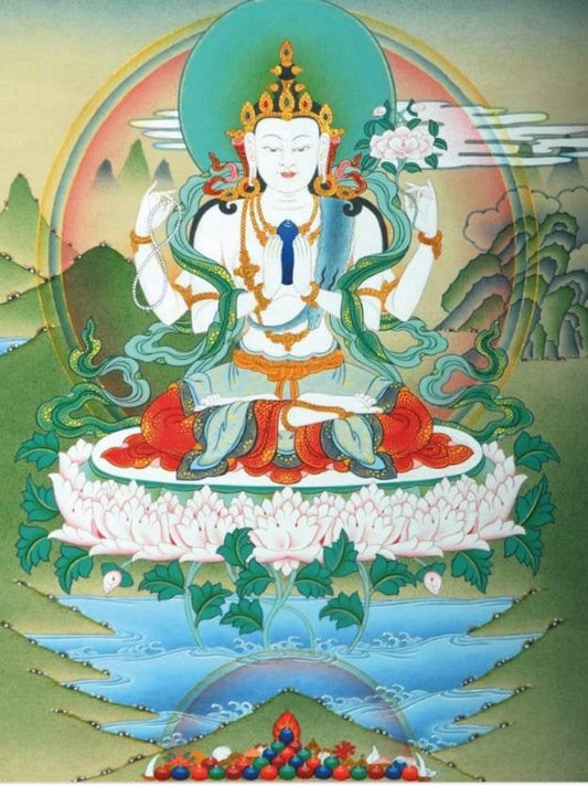 Chenrezig Healing of Mercy and Spreading Love