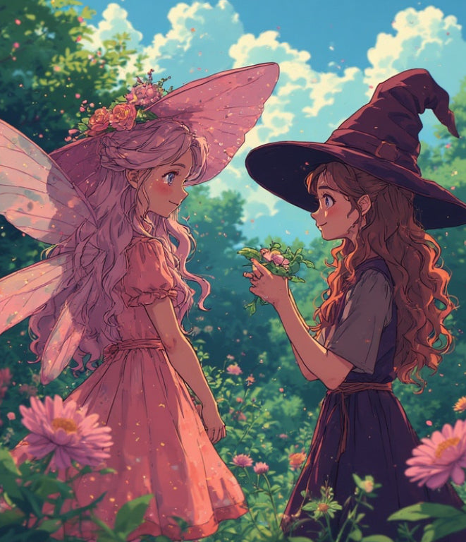 Green Witch Fae Familiar