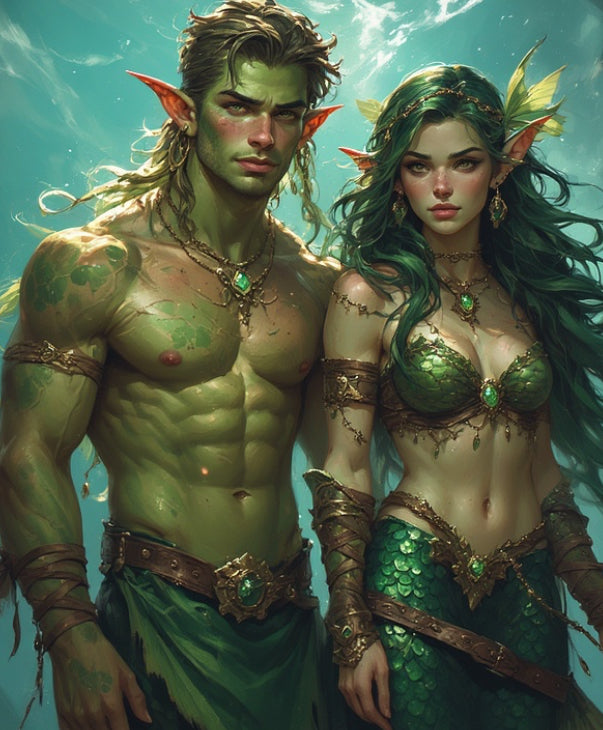 Royal Goblin Merfolk Hybrid. Organizers, Bring You Closer to Goals, Boost Deeper Meditations